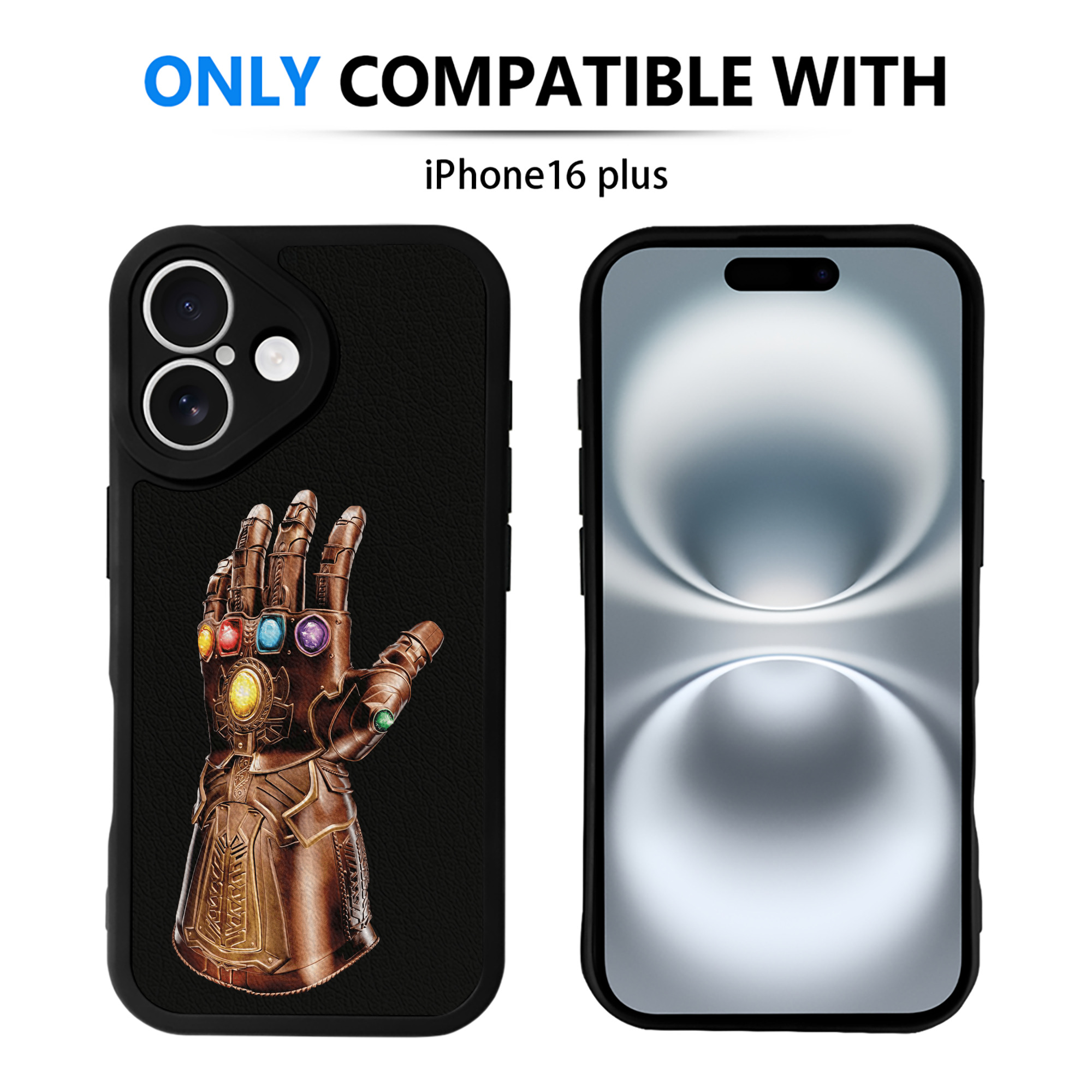 （画像用） アベンジャーズ The Avengers 【iPhone 16シリーズ対応】シリコンスマホケース（レザー調） 材質：シリコン